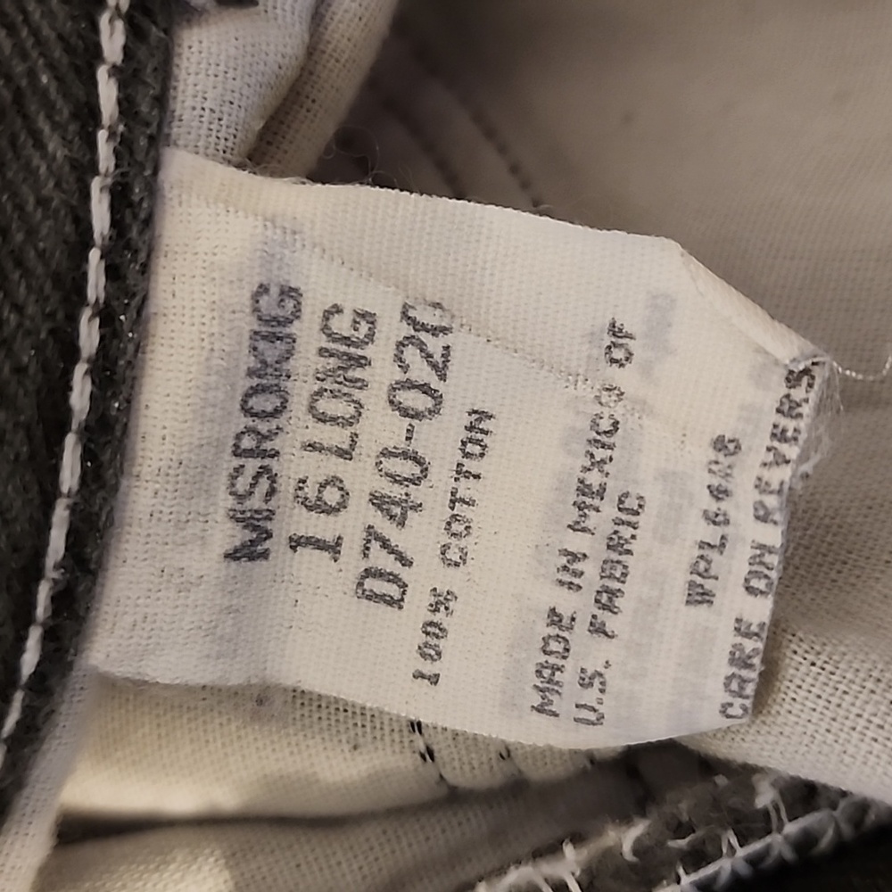 WRANGLER FOR WOMEN Vintage Olive Green Jeans sz16L - Picture 4 of 4